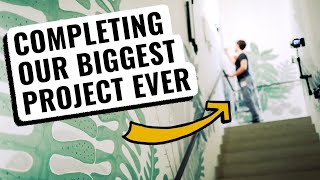 Wall Mural Painting + Time Lapse (Part 2)