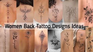 70+ women back tattoo ideas collection in 2024/New back tattoo trends