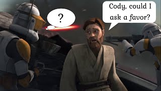 Cody covers for Obi-Wan