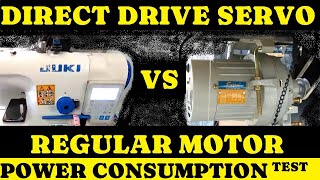 Power Consumption!!! of Direct Drive Servo Motor vs Regular Motor. Comparison sa Konsumo ng Kuryente