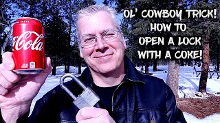 How to Open a Lock with a Coke In Less Than a Minute!