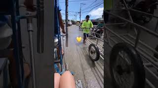 👁 POV: riding in a wheeler in the Philippines - Pampanga vlog #2 link in comments. 💙 #shorts