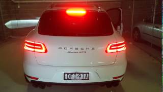 Porsche Macan GTS Sports Exhaust Start up