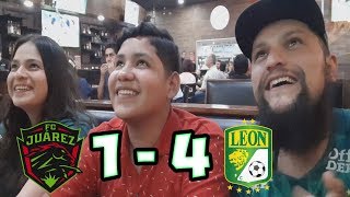 JUAREZ 1 - 4 LEON REACCIONES