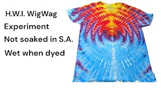 Talking Tie Dye: How To H.W.I. / Wig Wag / Soda Ash Experiment 2:3