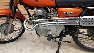 1971 Honda CL175 - Start, Idle, Walkaround