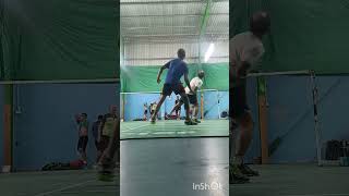 Badminton doubles game #youtube #youtubevideo #ytshots #ytshortsvideo #athlete #trending #viralvideo