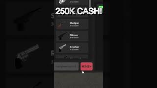 this DA HOOD code gives you FREE CASH 💵 #roblox #shorts