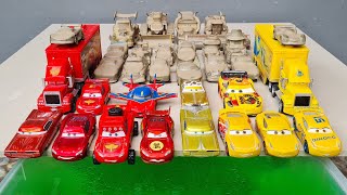 Clean up muddy minicars & disney car convoys! Play in the garden