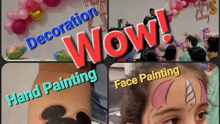 Kids Face And Hand Painting | Mesmerizing Magic Show | Canada Birthday Party