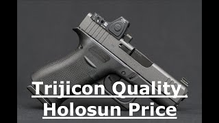 RMR CC: Trijicon Quality, Holosun Prices