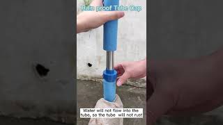 Latest design：rain proof tube cap VS normal tube cap