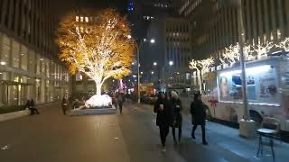 Christmas night walking in NYC 2022 tour#video#viral#christmas# #subscribe#