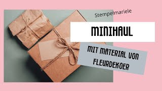 @crazycrafters.fleurdekoer Haul mit Bastelmaterial