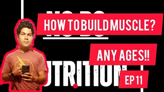 How to build muscle❓️Any age‼️Podcast Ep 11💪