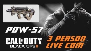 Black Ops 2 PDW-57 Hardpoint Beatdown !!! - 57 Kills Low Streaks Rushing (BO2 Gameplay Commentary)