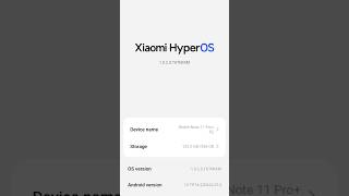 Xiaomi HyperOS  Update | Redmi note 11 pro + 5g #xiaomihyperos #hyperos #xiaomios