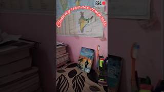 Clean my room and study table #shrots #youtubeshort #trending #minivlog