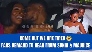 🔥 🔥 Fans demand to hear from Sonia Uche and Maurice sam 😲 as this happens SUMS4LIFE 😘#viralvideo