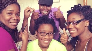 BIG CHOP#2: I DID  My Youngest Daughter Big Chop 6/13/14