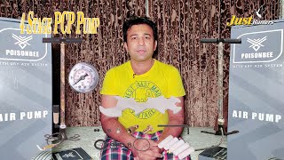 PCP 4 Stage Air Pump with Dry Pack unboxing by Mian Qamar from Just Hunters