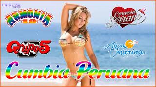 Cumbia Peruana Mix 2023 🍻 Aqua Marina, Armonia 10, Grupo 5, Corazón Serrano | Mix Grandes Canciones