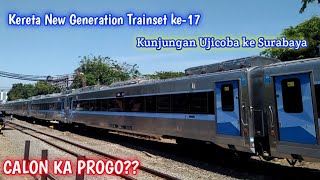 NEW GENERATION UNTUK PROGO?? Momen Kunjungan dan Ujicoba Rangkaian New Generation Ts 17 ke Surabaya