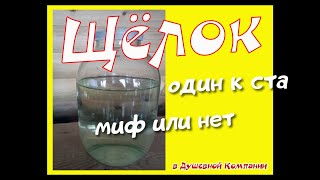 Щёлок 1:100 - миф или нет?