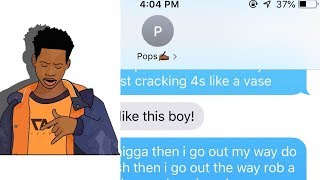 TAY-K THE RACE LYRIC PRANK ON DAD! HE WAS ABOUT TO PULL UP ON ME*BACKFIRES*