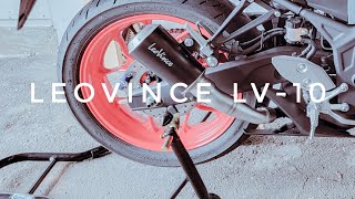 LeoVince LV-10 slip on exhaust Yamaha MT-03