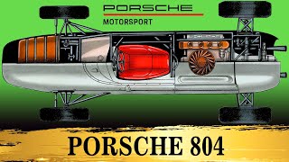 How to draw Porsche 804 blueprint | How to draw realistic car Porsche | Как нарисовать Порше 804