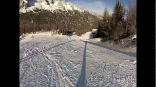 Skiing in Civetta Dolomites Italy