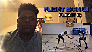 FLIGHTREACTS 1V1 REMATCH VS. BONE COLLECTOR REACTION!!! FLIGHT IS THE WORST BASKETBALL PLAYER! 😂