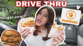 DRIVE THRU POPEYES!! JADI GINI RASANYA... | Aurelliaurel