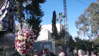 La Fuensanta, patrona de Murcia,  trasladada de su santuario del monte a la Catedral.