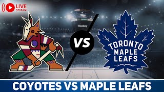 Arizona Coyotes vs Toronto Maple Leafs LIVE STREAM & PLAY-BY-PLAY | NHL Live stream