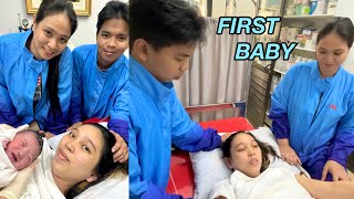 22 YEARS OLD : FIRST BABY | CORD COIL | BIRTH VLOG