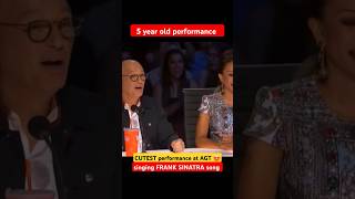 JUDGES WERE AMAZED by a 5 YEAR OLD performed FRANK SINATRA #agt #trending #wow #sophie #franksinatra