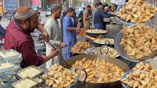 Huge samosa making 10000 samosas in Ramadan 2024 | Top Pakistan street food