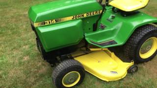 john deere 314 resto part 5 , back together