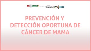 Prevención y Detección Oportuna de Cáncer de Mama