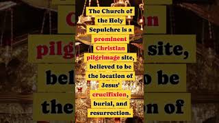 Church of the Holy Sepulchre: Sacred Christian Journey 🏰⛪ | #shorts