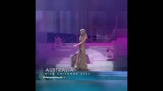 #JenniferHawkins la última rubia en ganar #MissUniverso#Australia #MissUniverso2004 #EraTrump