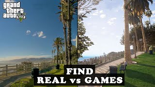 Real vs GTA 5 Location Los Angeles vs Los Santos