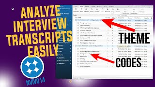 How to analyze interview transcripts in qualitative research (RTA with Nvivo)