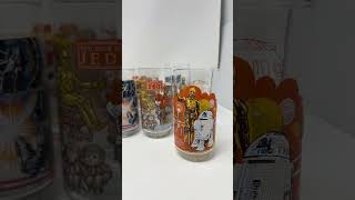 Vintage Star Wars Burger King Glasses from the 80s!