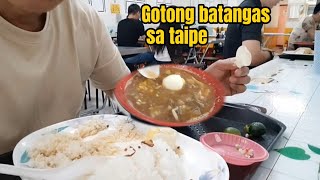 Dumayo ng kain sa taipe ng gotong batangas