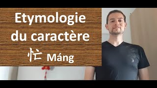 Etymologie de 忙 Máng