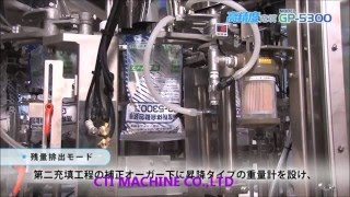 Powder bag feeding system packaging machine (粉類自動給袋包裝機)