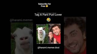 Tag A Pani Puri Lover 🤣🤣||Meme|| #meme #shorts #viralvideo #india #funnyvideo